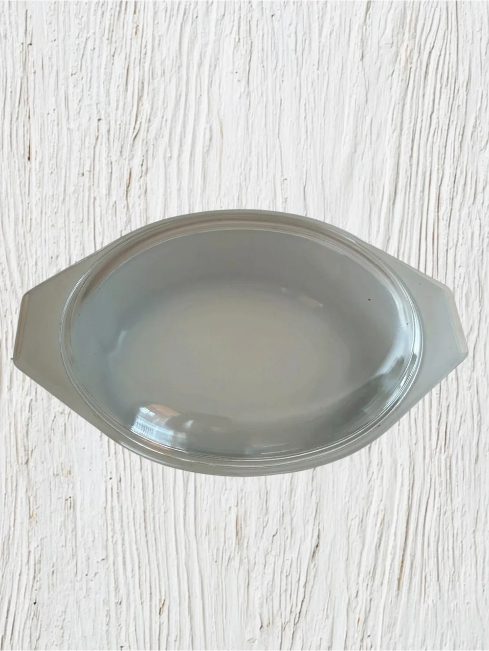 Pyrex Olive Green Floral Covered Casserole Dish